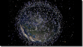 Duizenden satellieten cirkelen rond de aarde